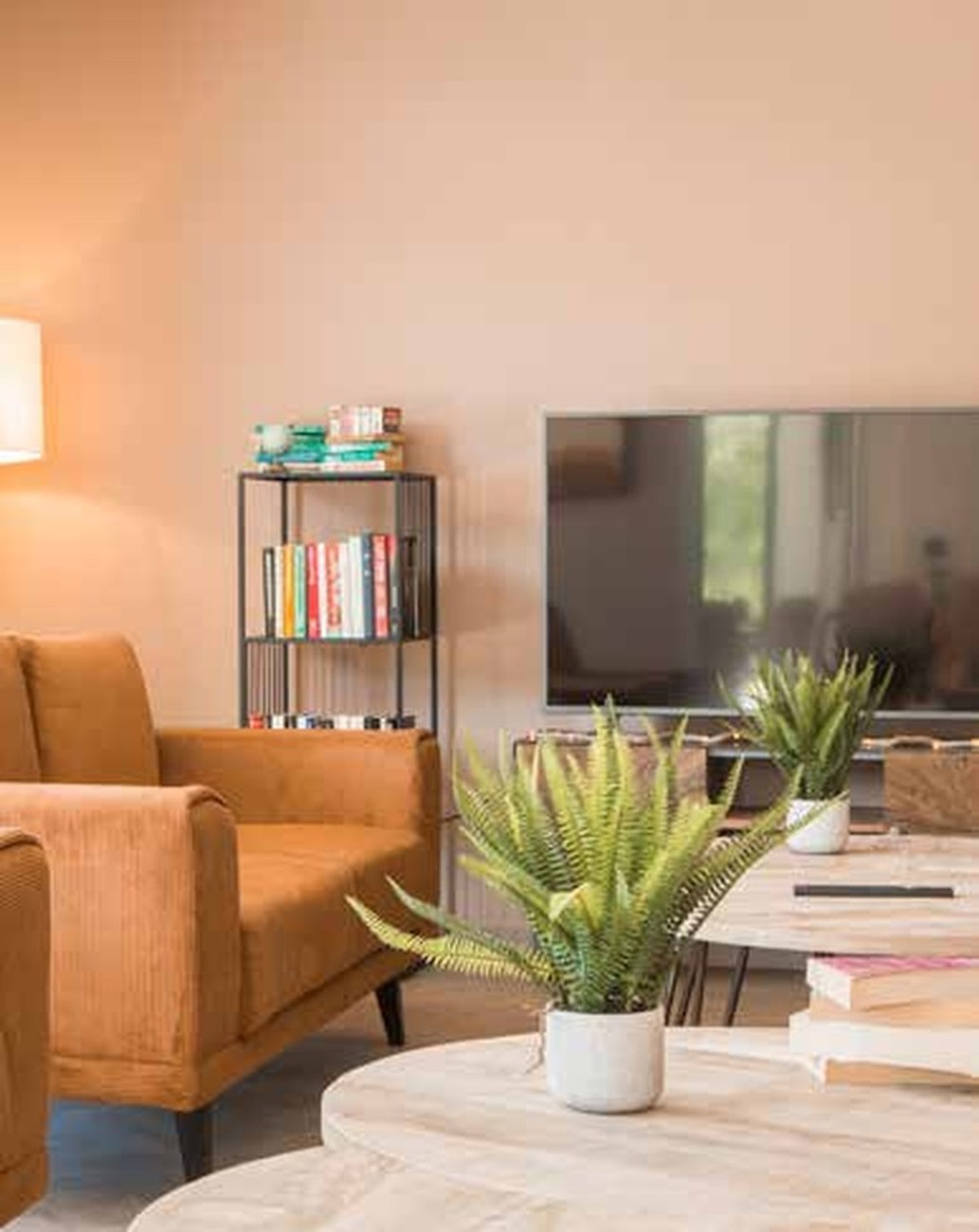 Coin salon d'un logement