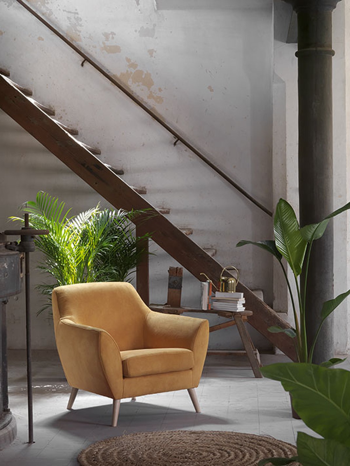 Fauteuil dans un espace de vie